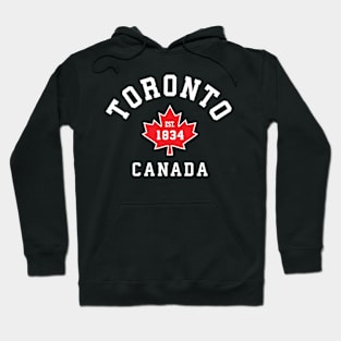 Toronto Canada Canadian Flag Maple Leaf Hoodie